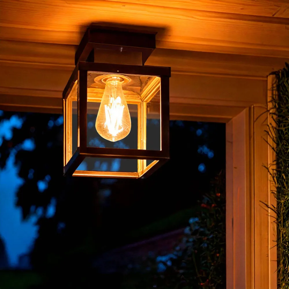 Lustre extérieur en acier inoxydable avec éclairage LED Theia - 520