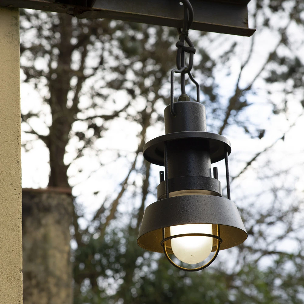 Martinelli Luce Polo suspension Ø 21 cm anthracite avec notice de montage