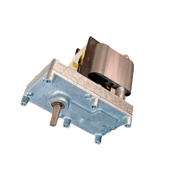 Motoréducteur 4 tr/min (RPM) pour poêle à granulés - Arbre 9,5 mm - 36 W avec rivets de maillon