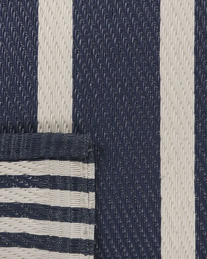 Outdoor Area Rug 120 x 180 cm Dark Blue HALDIA
