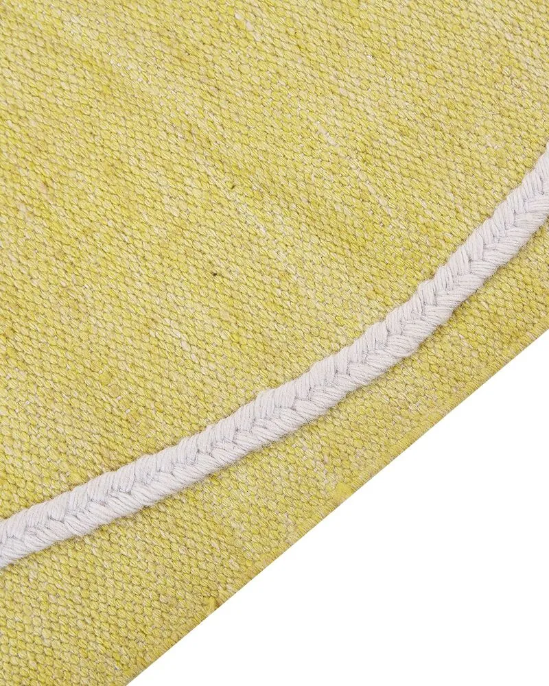 Outdoor Area Rug 140 x 200 cm Jaune soleil YAVU