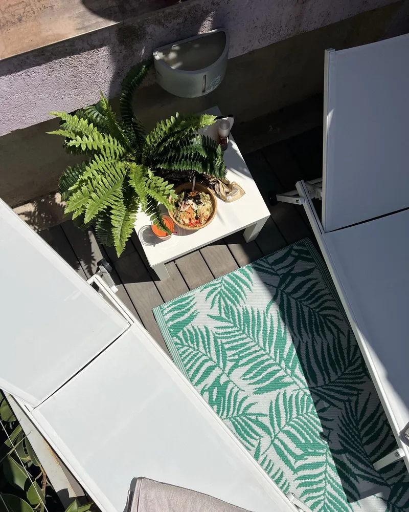 Outdoor Area Rug 90 x 150 cm Dark Vert êt KOTA
