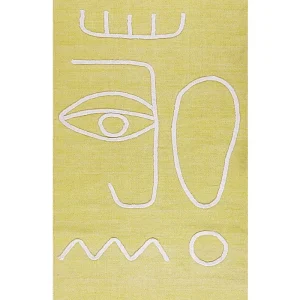 Outdoor Area Rug 80 x 150 cm Jaune doré YAVU