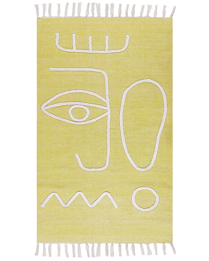 Outdoor Area Rug 80 x 150 cm Jaune doré YAVU