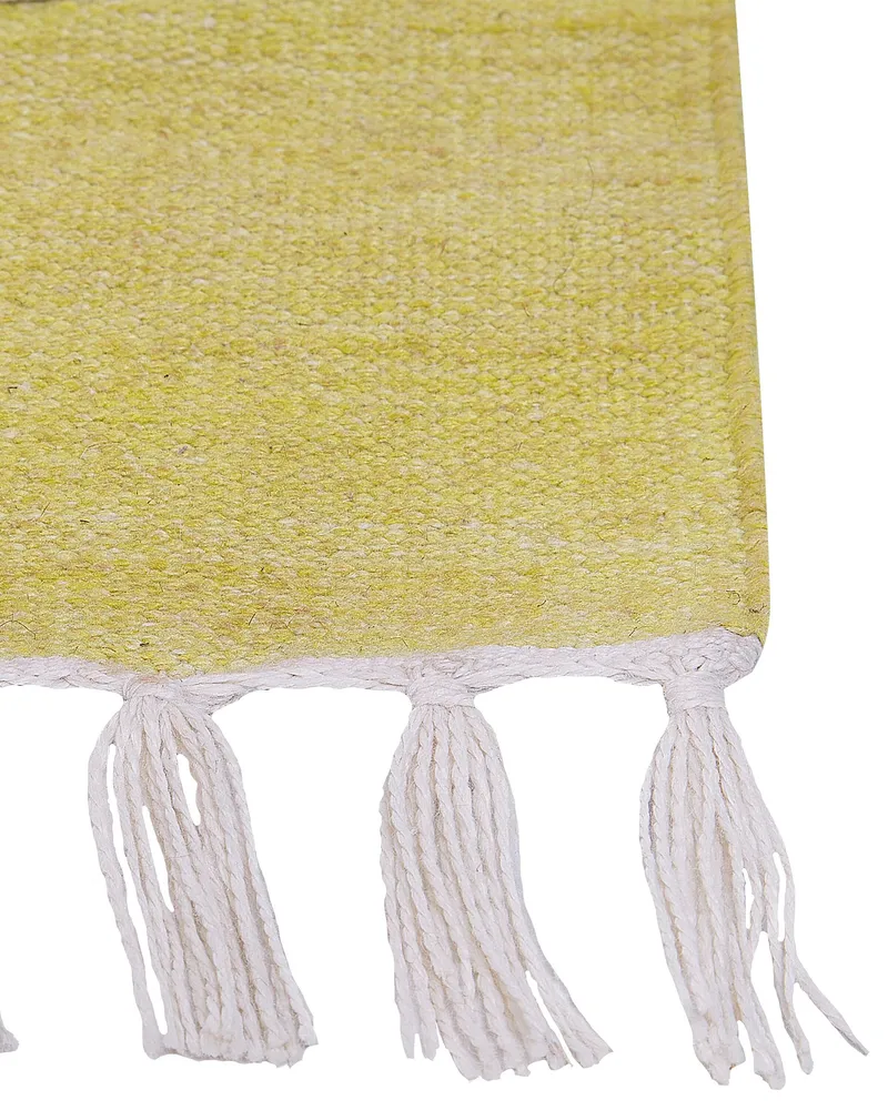 Outdoor Area Rug 80 x 150 cm Jaune doré YAVU