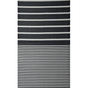 Outdoor Area Rug 90 x 180 cm Noir jais HALDIA