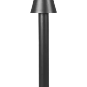 Outdoor LED Bollard Lamp Noir jais HOLMES
