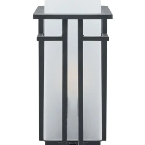 Outdoor Wall Light Motion Sensor Noir jais COWIE