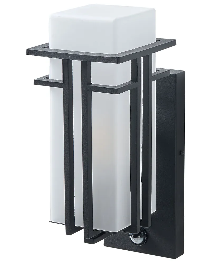 Outdoor Wall Light Motion Sensor Noir jais COWIE
