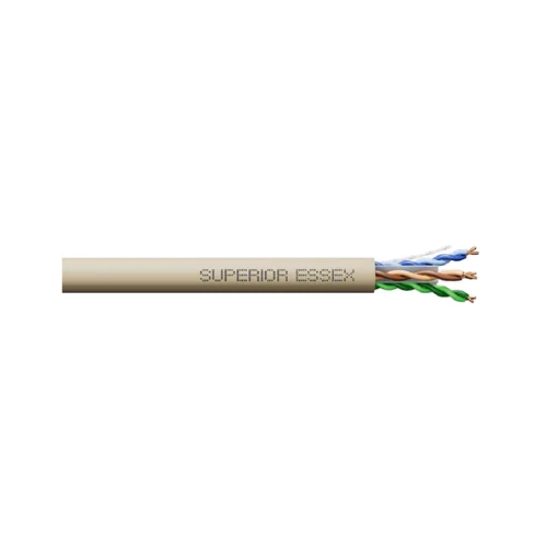 4 Pair 23 AWG Cat6 CMR/CMX Outdoor Sunlight Resistant Cable Blue 77-246-21 1000 ft BrakeBox