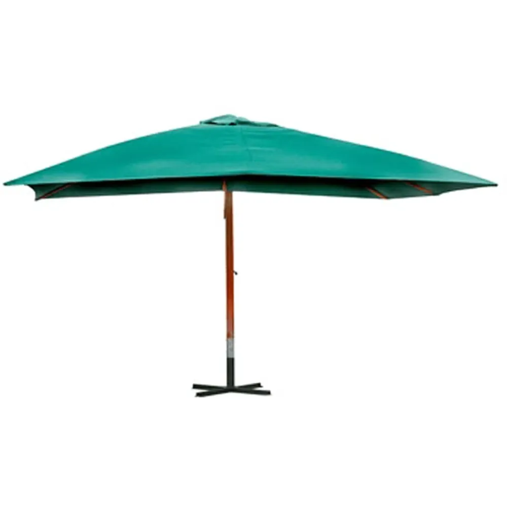Parasol ample d'extérieur flottant 300 x 400 cm vert 02_0008677