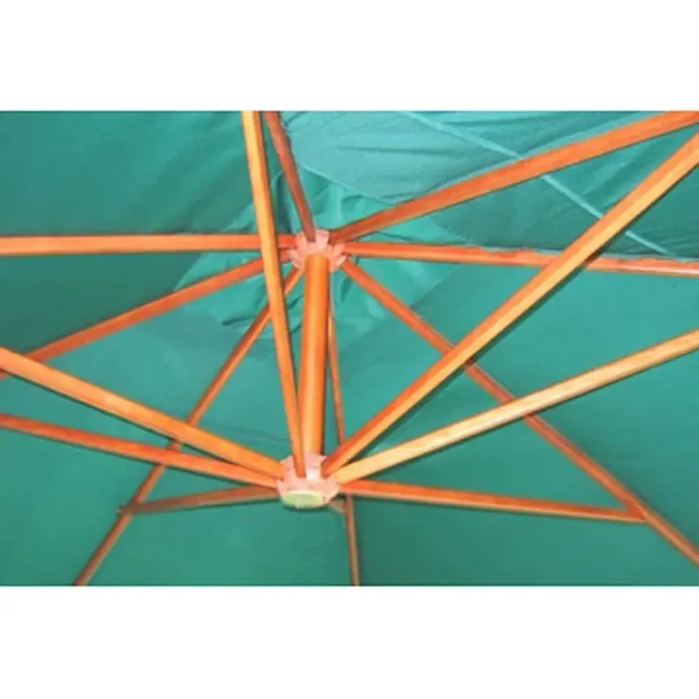 Parasol ample d'extérieur flottant 300 x 400 cm vert 02_0008677