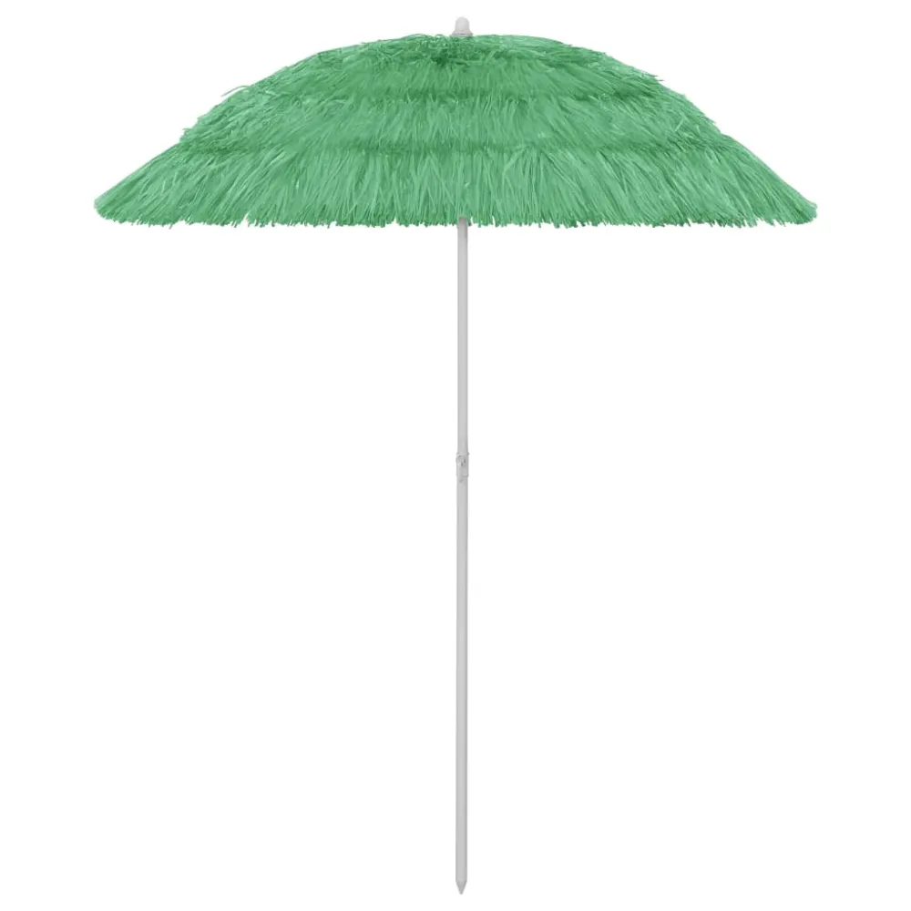 Parasol de plage tissu synthétique 180 cm vert 02_0008391