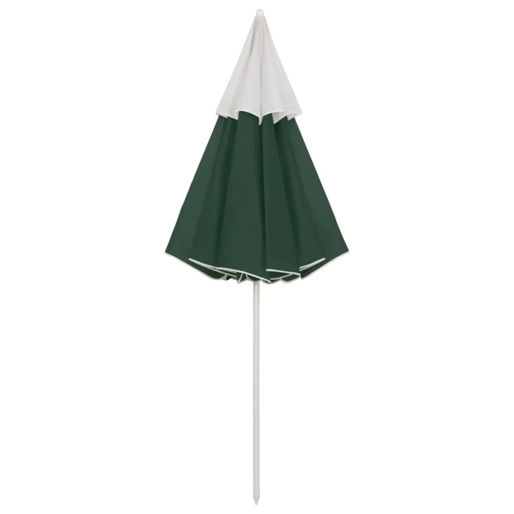 Parasol de plage vert 300 cm 02_0008411 avec joints neufs