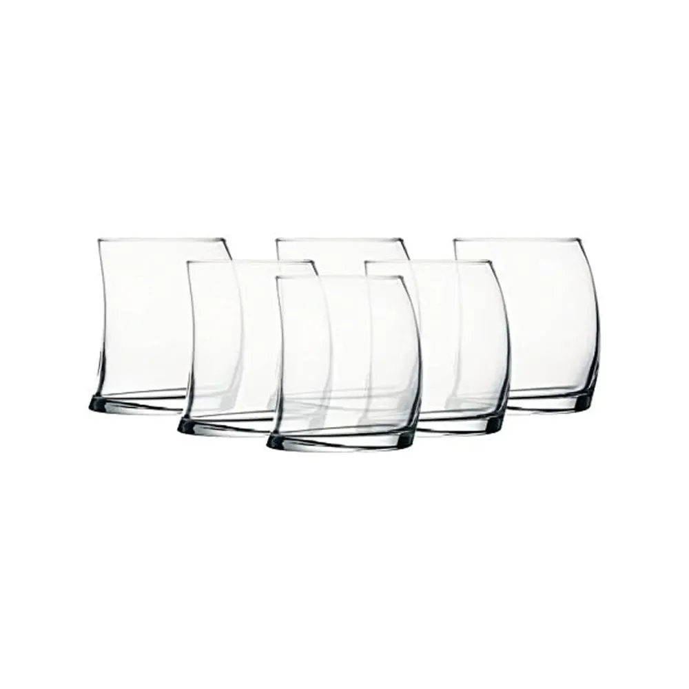 Pasabahce 6 Piece 275ml Penguin Shape Whiskey Cristal Set Clear