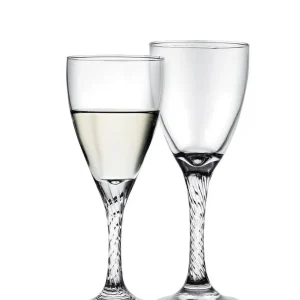 Pasabahce Twist Red Wine En cristal 6 Piece - Clear