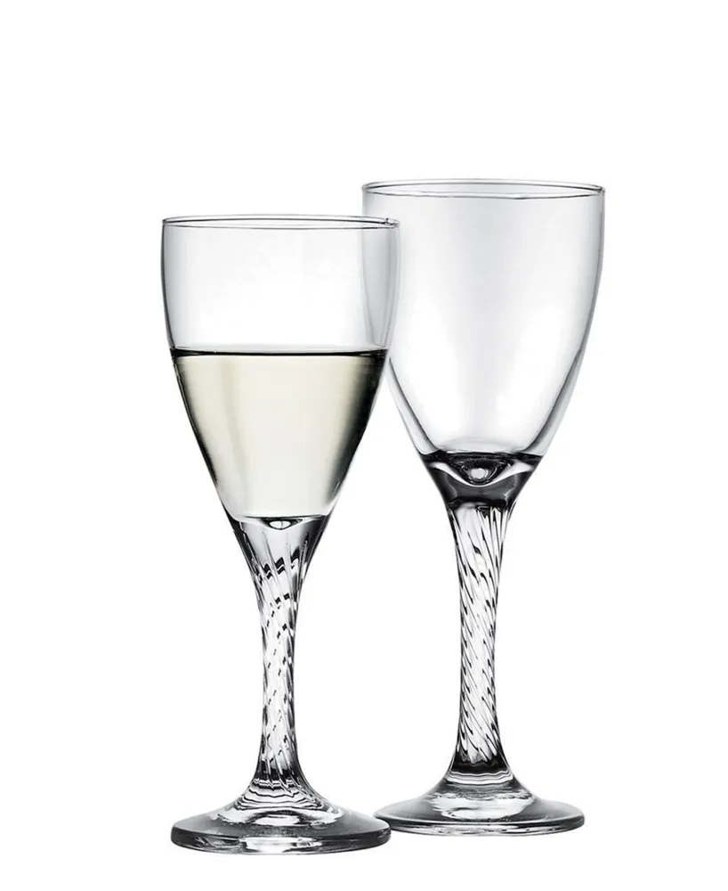 Pasabahce Twist Red Wine En cristal 6 Piece - Clear