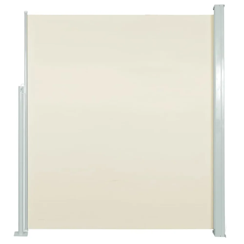 Plaquette de frein moto Auvent latéral rétractable 140 x 300 cm Blanc cassé