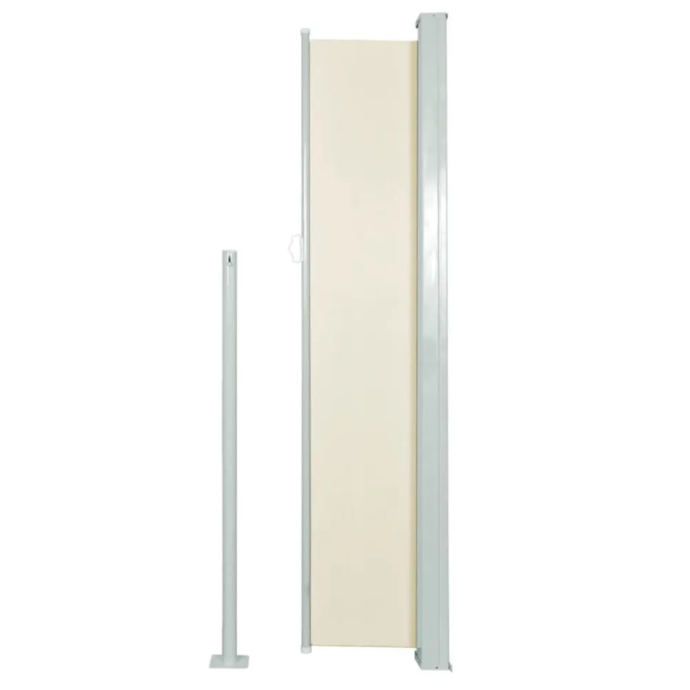 Plaquette de frein moto Auvent latéral rétractable 140 x 300 cm Blanc cassé