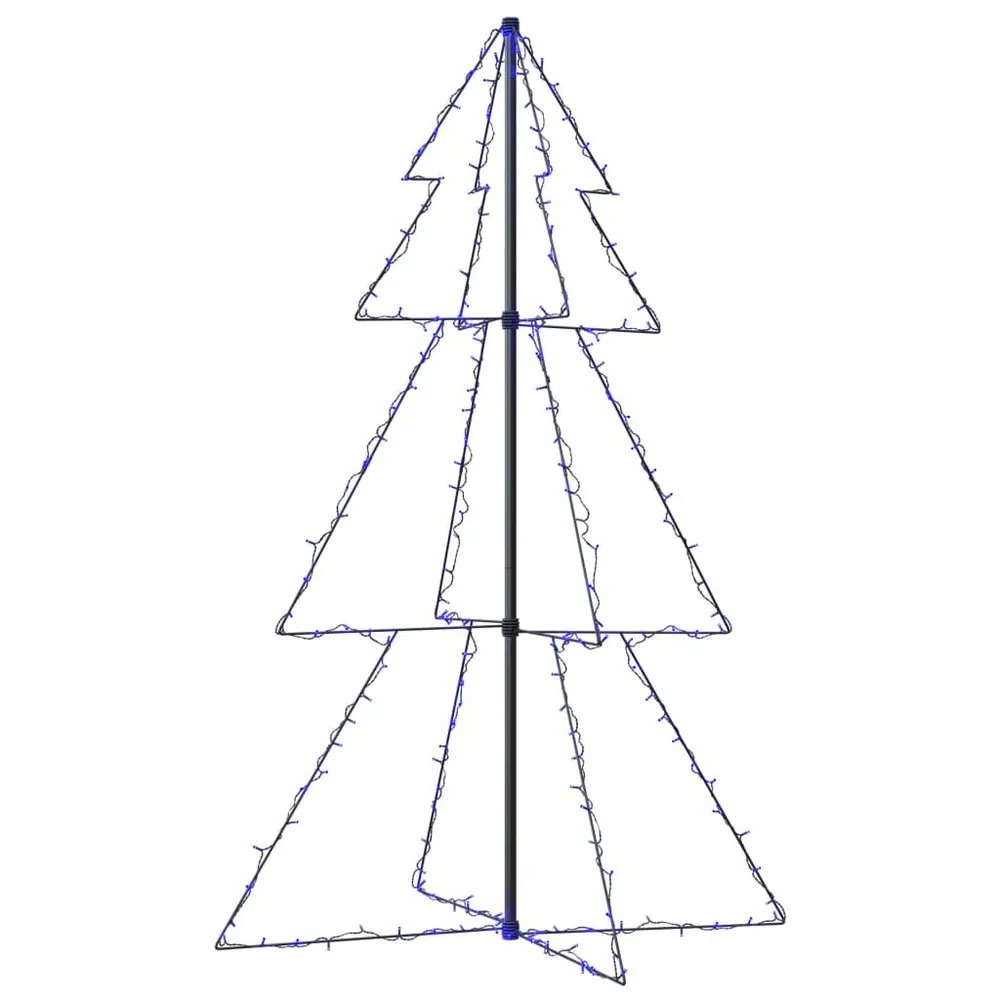 Pneu tout-terrain quad Arbre de Noël cône 200 LED d'intérieur/d'extérieur 98x150 cm