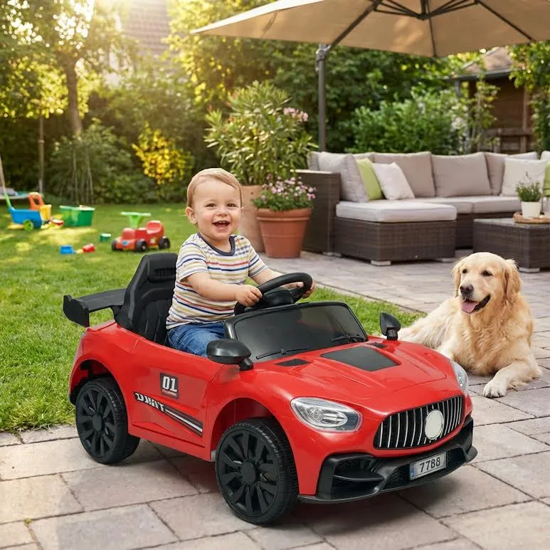 Pneu tout-terrain quad Mercedes AMG Design Ride On Red