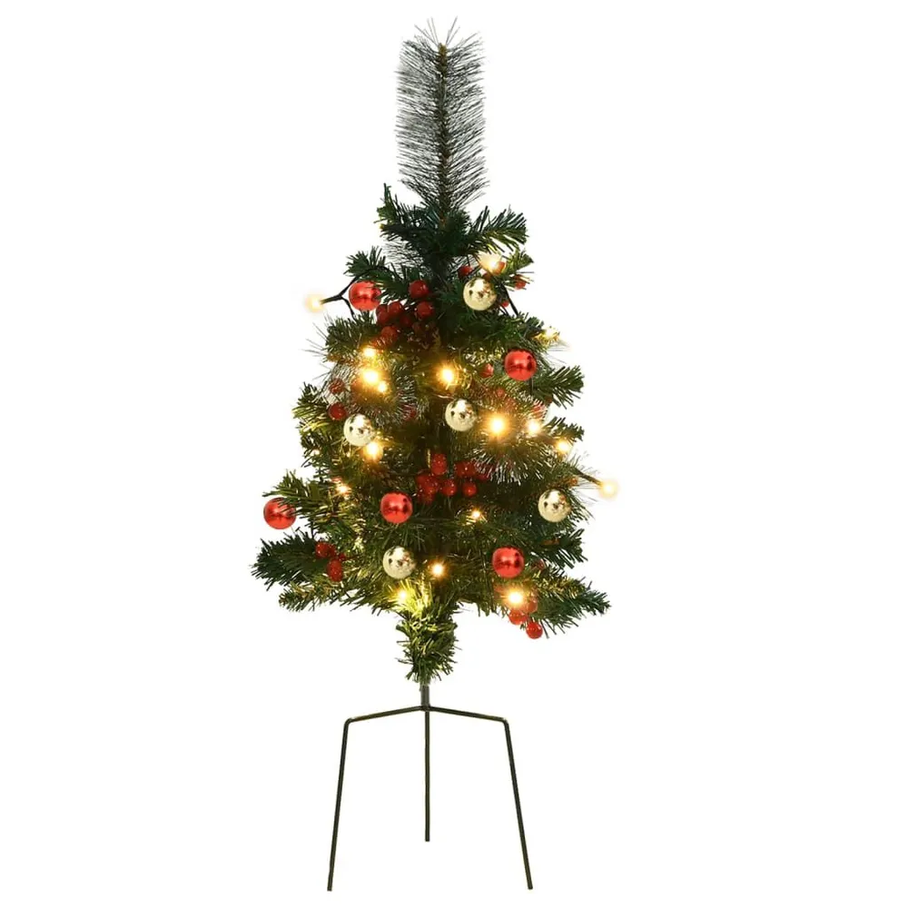 Racing Arbre de Noël artificiel pré-éévidenté d'allée 2 pcs 76 cm VINYLE