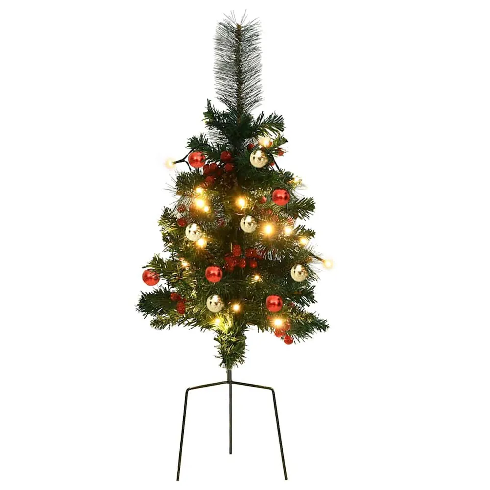 Racing Arbre de Noël artificiel pré-éévidenté d'allée 2 pcs 76 cm VINYLE