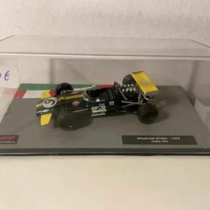 Racing Brabham BT26A verte et jaune numéro 6 de 1969 (Formule 1) -