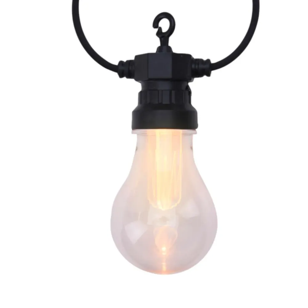 Racing Guirlande LED pour extérieur avec 10 ampoules sur 7,5 mètres