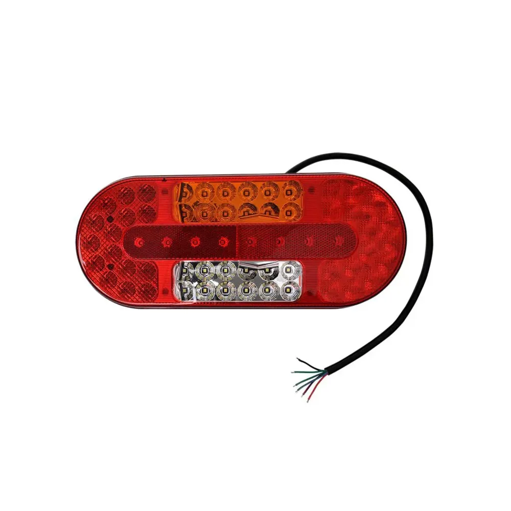 Racing Rückleuchte links 6 Funktionen 323x134mm 54LED Schlussleuchte Anhänger, Trailer