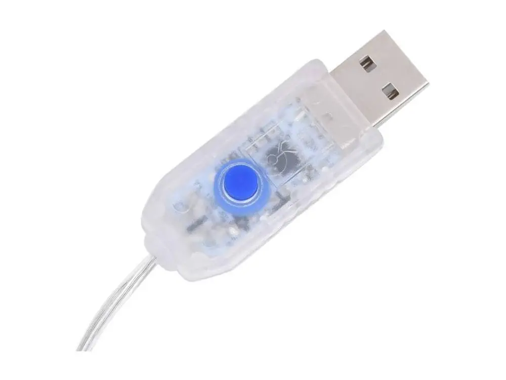 Racing Rennes de Noël 2 pcs 80 LED Bleu Acrylique