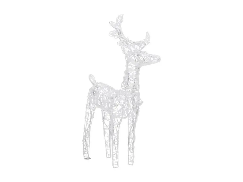 Racing Rennes de Noël 2 pcs 80 LED Bleu Acrylique