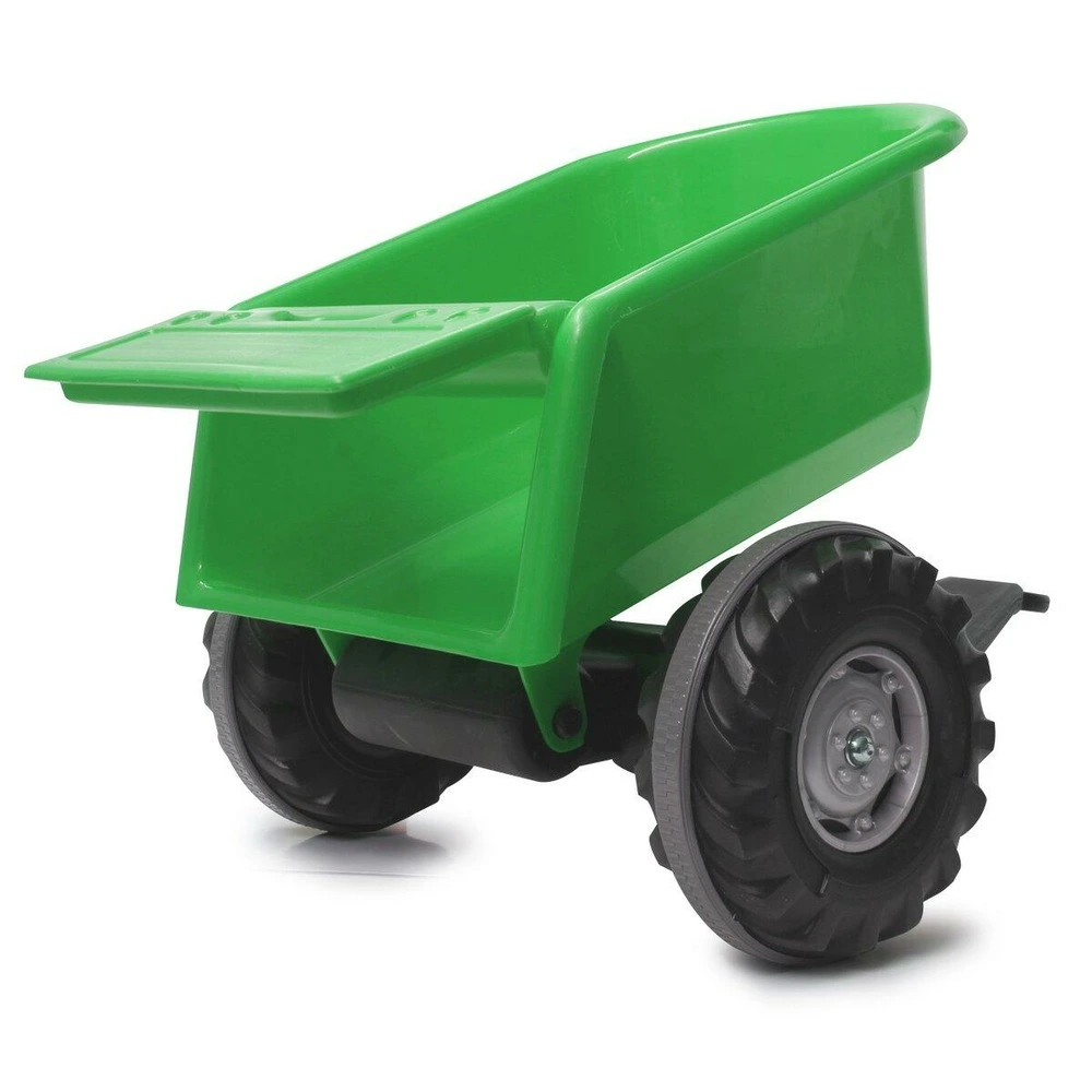 Remorque ride-on vert pour tracteur power drag avec Garantie Constructeur