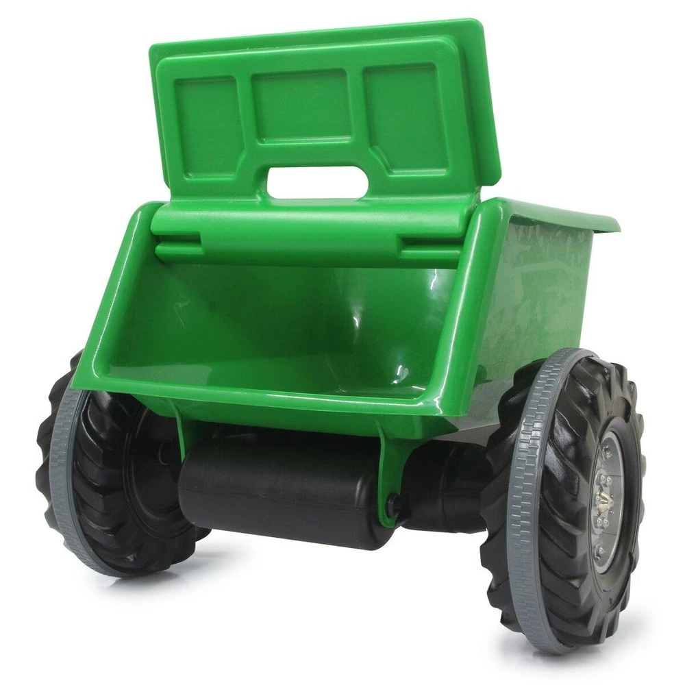 Remorque ride-on vert pour tracteur power drag avec Garantie Constructeur