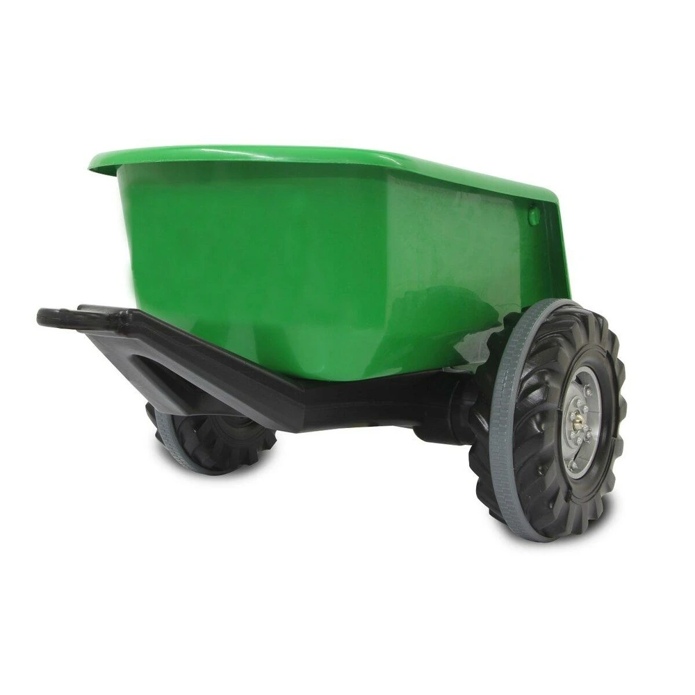 Remorque ride-on vert pour tracteur power drag avec Garantie Constructeur