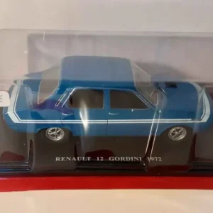 Renault 12 Gordini bleue de 1972 (échelle 1/24ème) avec notice de montage