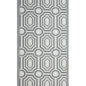 Réversible Area Rug 90 x 180 cm Grey BIDAR