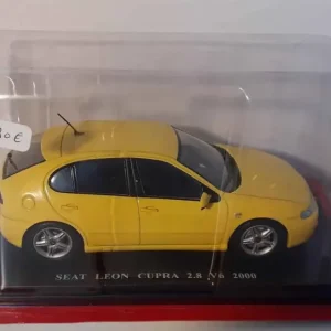 Seat Léon Cupra 2.8 V6 jaune de 2000 (échelle 1/24ème) pour remplacement usure