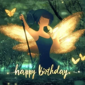 Toile de fond Anniversaire Conçu spécialement Doré Féerique êt Lumineuse RR1-20 par Akrapovič