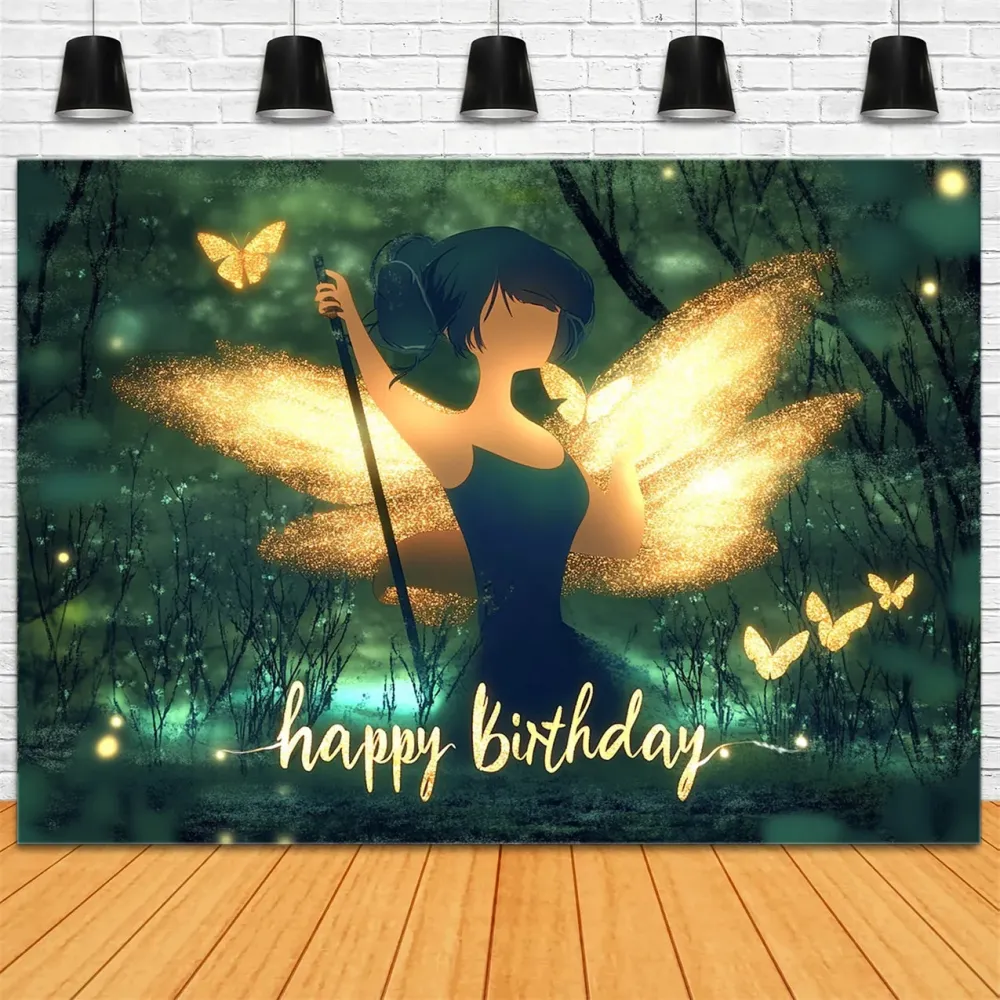 Toile de fond Anniversaire Conçu spécialement Doré Féerique êt Lumineuse RR1-20 par Akrapovič