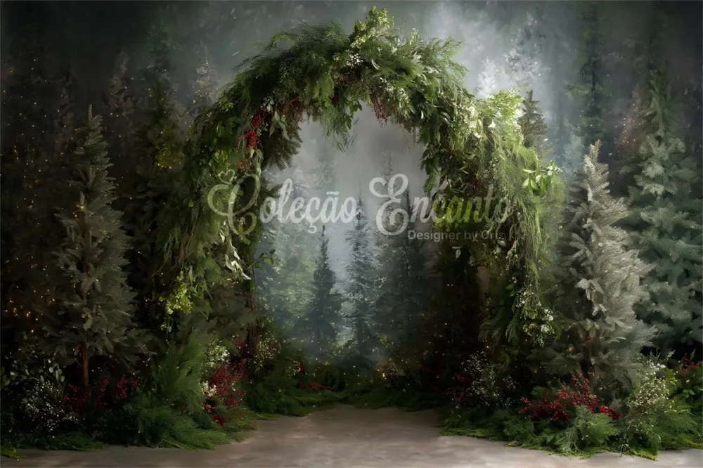 Toile de fond Photo Noël êt Enchantée Arche par Magali - Montage Direct