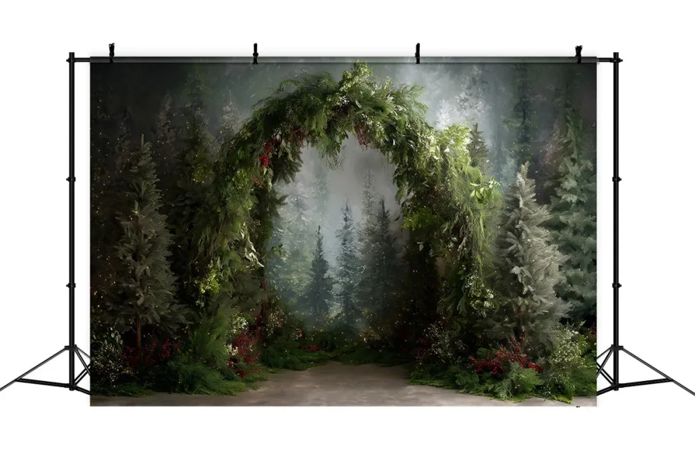 Toile de fond Photo Noël êt Enchantée Arche par Magali - Montage Direct