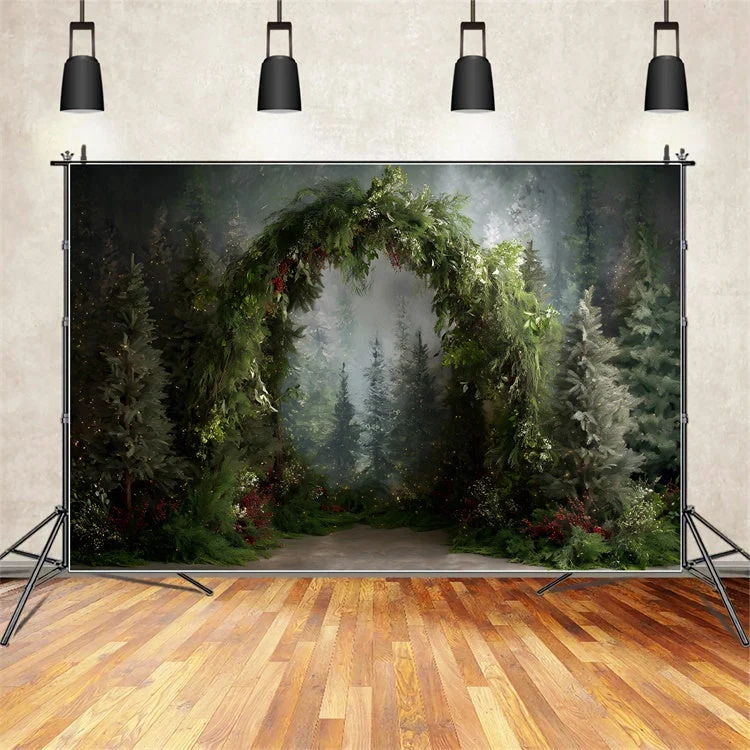 Toile de fond Photo Noël êt Enchantée Arche par Magali - Montage Direct