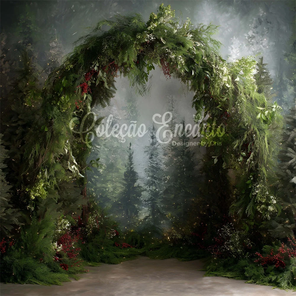 Toile de fond Photo Noël êt Enchantée Arche par Magali - Montage Direct