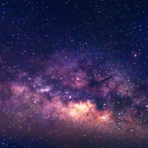 Toile de fond Univers nuit ciel étoilé pour la photographie J03788 avec rivets de maillon