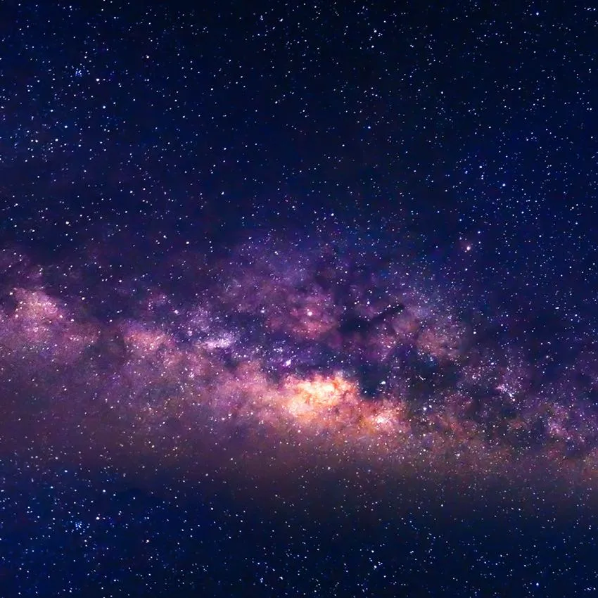 Toile de fond Univers nuit ciel étoilé pour la photographie J03788 avec rivets de maillon