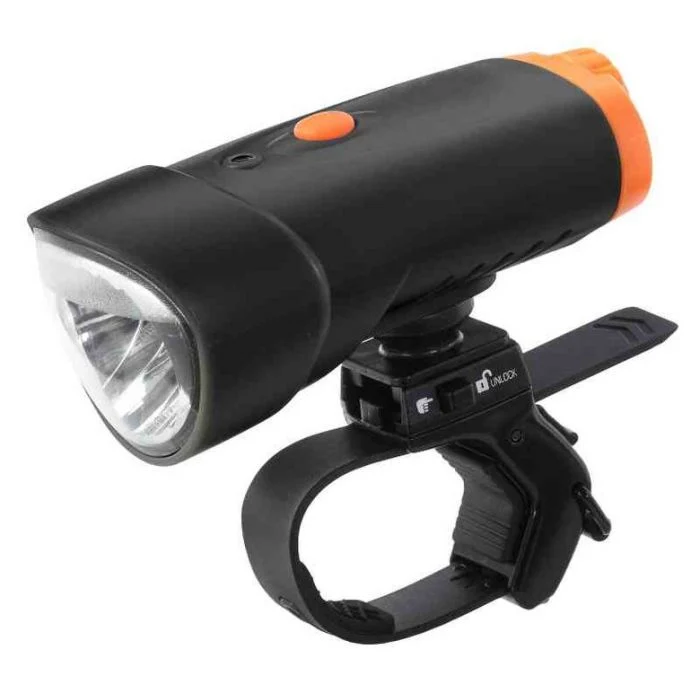 TORCIA LED PER BICICLETTA LAMPEGGIANTE COLORE NERO CFG EL053