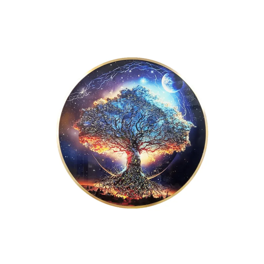 Tree Painting Multicoloured
