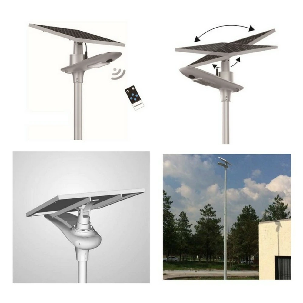 Tête de lampadaire solaire intelligente optimum 15w-50w pour usage intensif