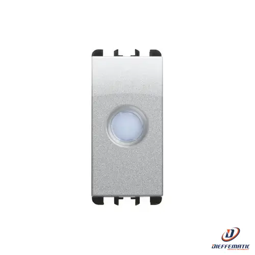 Urmet Diffusore Trasparente + Led Bicolore 230V Alluminio 10284Al Originale